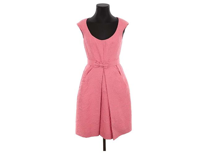 Louis Vuitton vestido de algodão Rosa