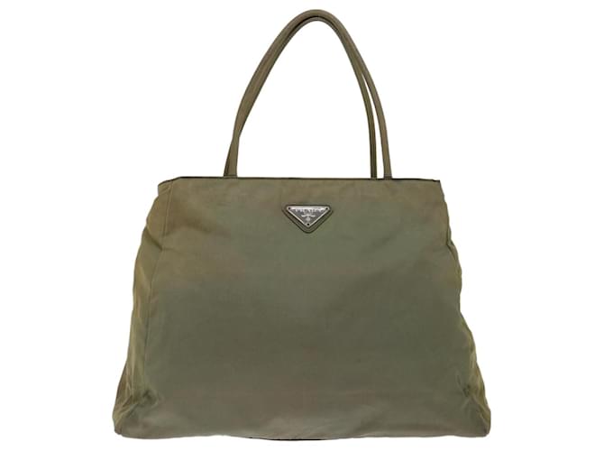 Prada Tessuto Khaki Synthetisch  ref.1299939