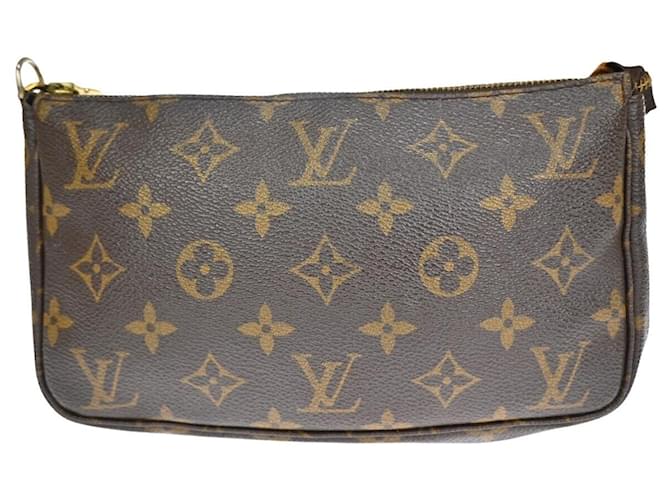 Louis Vuitton Pochette Accessoires Brown Cloth  ref.1299964