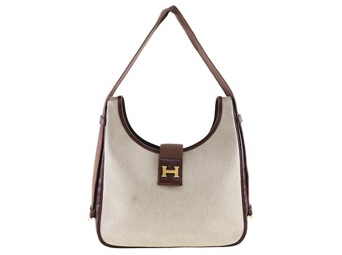 Hermès Hermes Tsako Bege Lona  ref.1300120