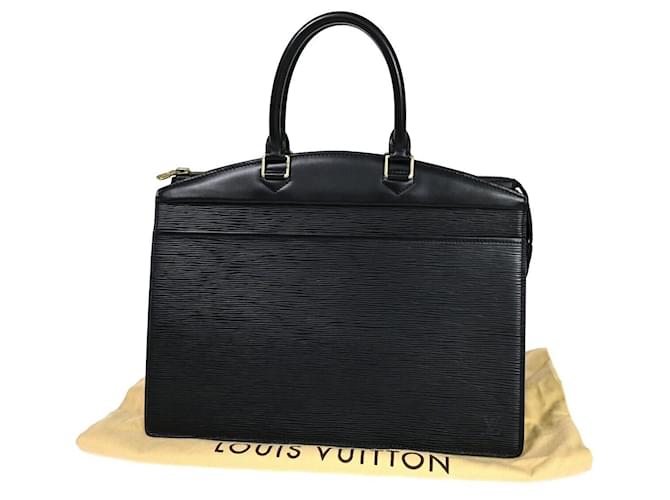 Louis Vuitton Riviera Negro Cuero  ref.1300213
