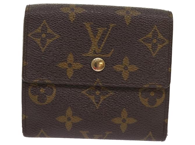 Louis Vuitton Porte-monnaie Brown Cloth  ref.1300275