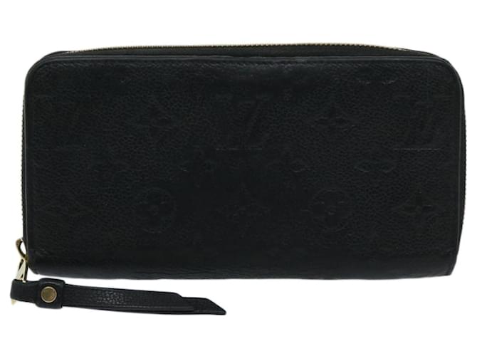 Louis Vuitton Portefeuille zippy Nero Pelle  ref.1300299