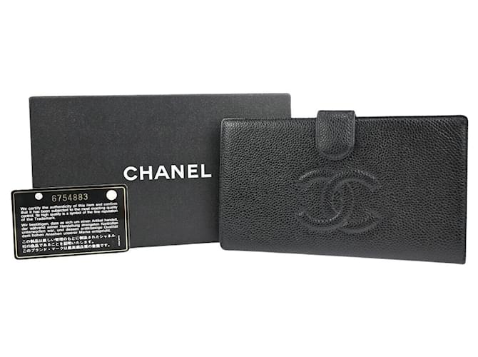 Chanel Cuir Noir  ref.1300373