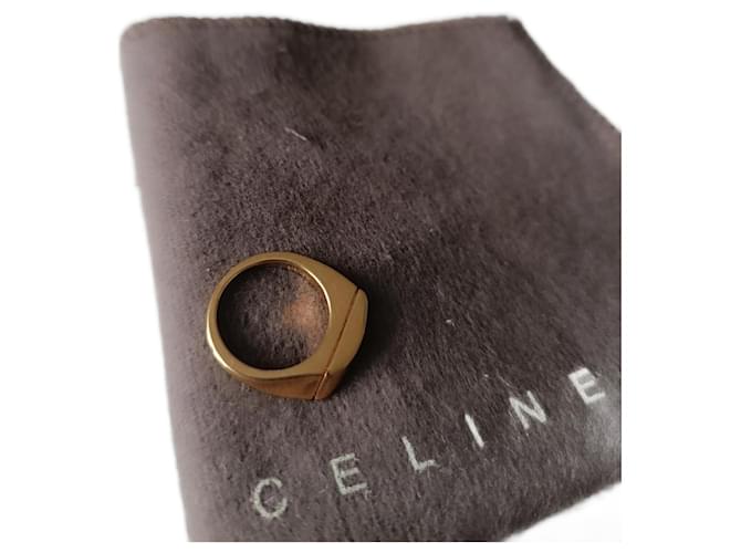 Céline Rings Golden Metal  ref.1300424