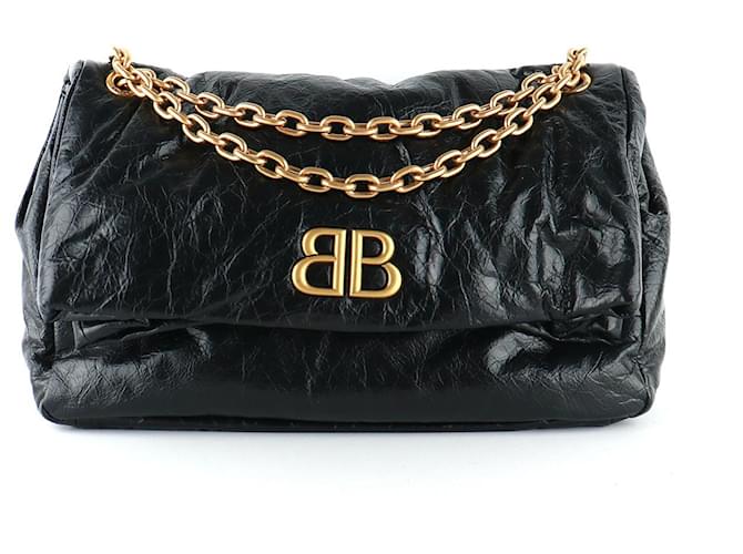 BALENCIAGA  Handbags T.  leather Black  ref.1300470