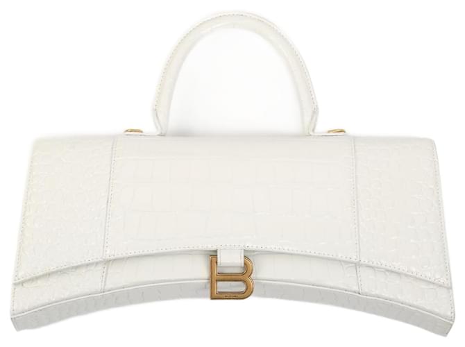 BALENCIAGA  Handbags   Leather White  ref.1300503