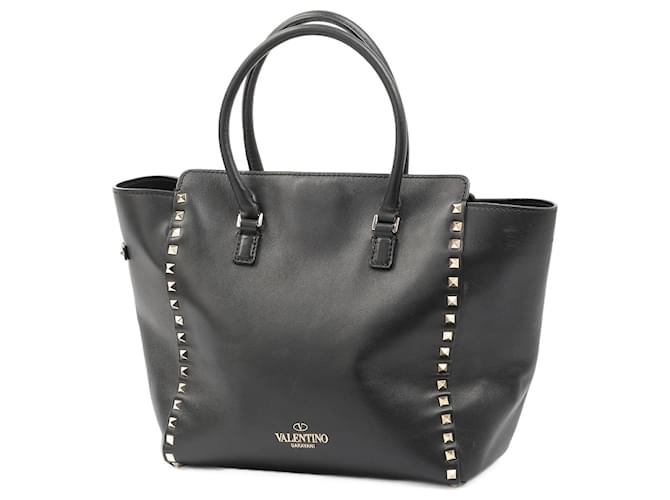 VALENTINO GARAVANI  Handbags   Leather Black  ref.1300504