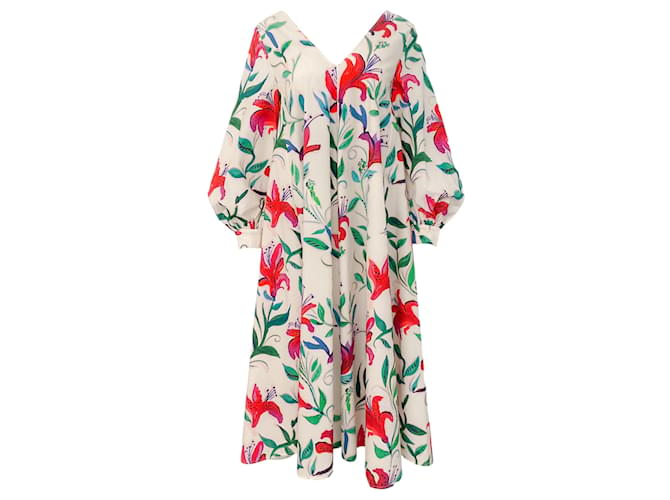 Autre Marque Robe Bali en popeline de coton La linedJ Lily blanche Écru  ref.1300515