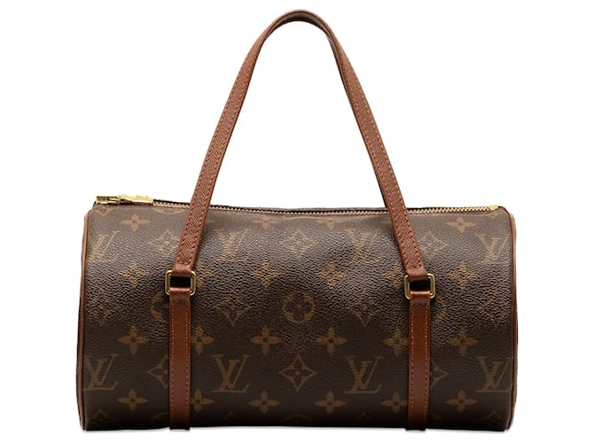 Brown Louis Vuitton Monogram Papillon 26 handbag Leather  ref.1300564