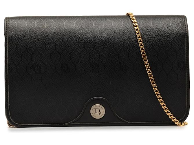 Black Dior Honeycomb Shoulder Bag Cloth  ref.1300702