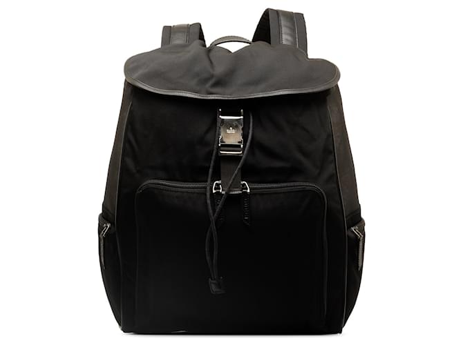 Black Gucci Nylon Backpack Cloth  ref.1300706