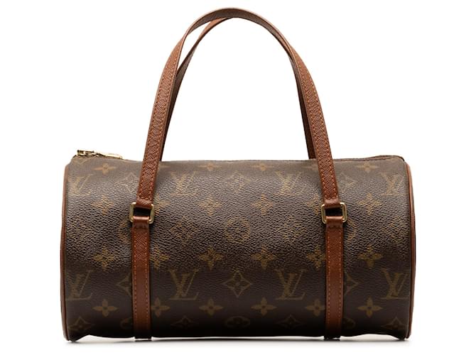Brown Louis Vuitton Monogram Papillon 26 handbag Leather  ref.1300724