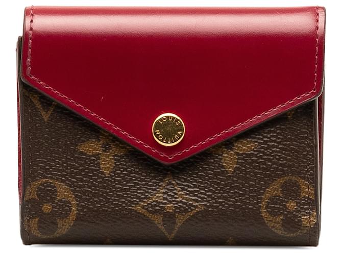 Brown Louis Vuitton Monogram Zoe Wallet Leather  ref.1300728