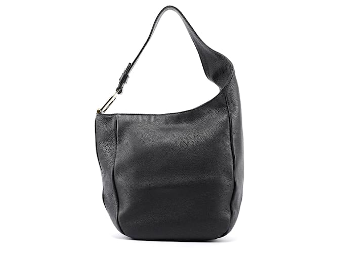 GUCCI Shoulder bags Leather Black Hobo  ref.1300832