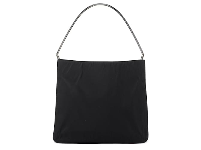 PRADA Shoulder bags Metal Black Tessuto Metallo  ref.1300847