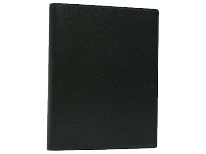 Louis Vuitton Couverture agenda de bureau Negro Cuero  ref.1300871