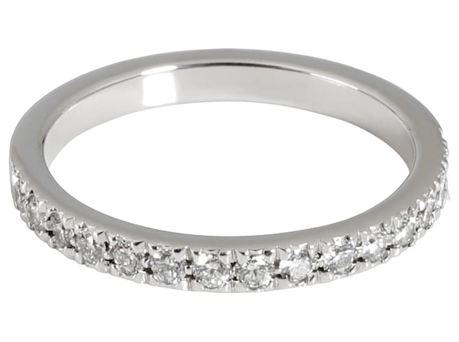 TIFFANY & CO. Novo Halb-Eternity Diamant-Ehering in Platin 0.18 ctw Silber Metallisch Metall  ref.1300959
