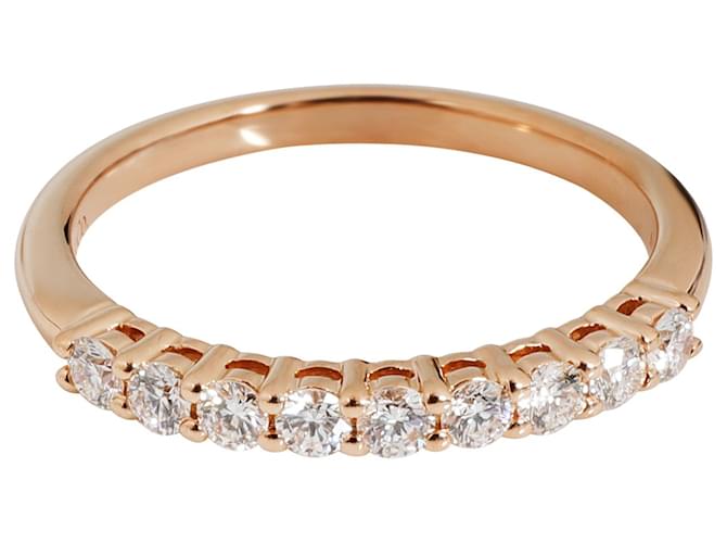 Tiffany & Co TIFFANY Y COMPAÑIA. Alianza de bodas de diamantes Tiffany Forever en 18k oro rosa 0.27 por cierto Metálico Metal  ref.1301002