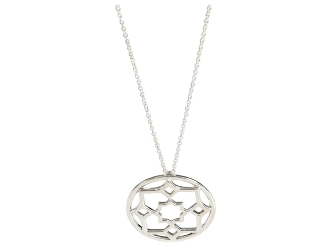 TIFFANY & CO. Paloma Picasso Marrakesh Medallion Pendant, sterling silver Silvery Metallic Metal  ref.1301051
