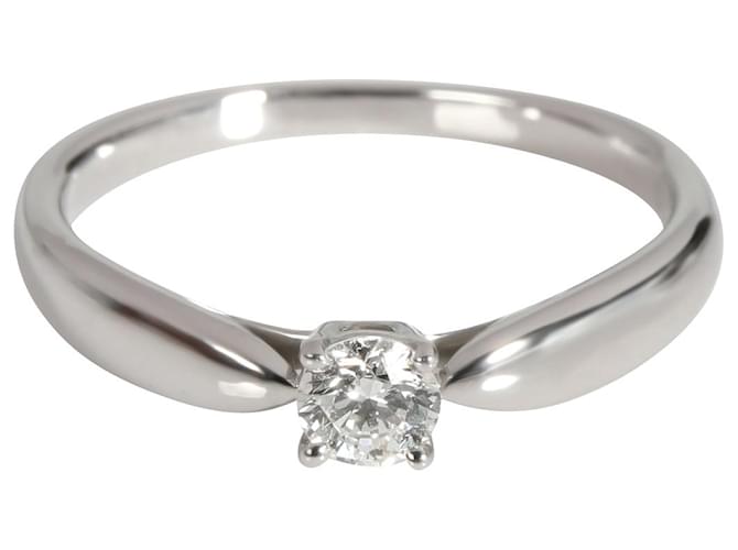 TIFFANY & CO. Harmony Diamond Engagement Ring in Platinum I VS1 0.18 ctw Silvery Metallic Metal  ref.1301056