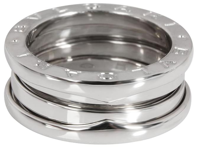 Bulgari Bvlgari B.Zero1 Three-Band Ring in 18K white gold Silvery Metallic Metal  ref.1301081