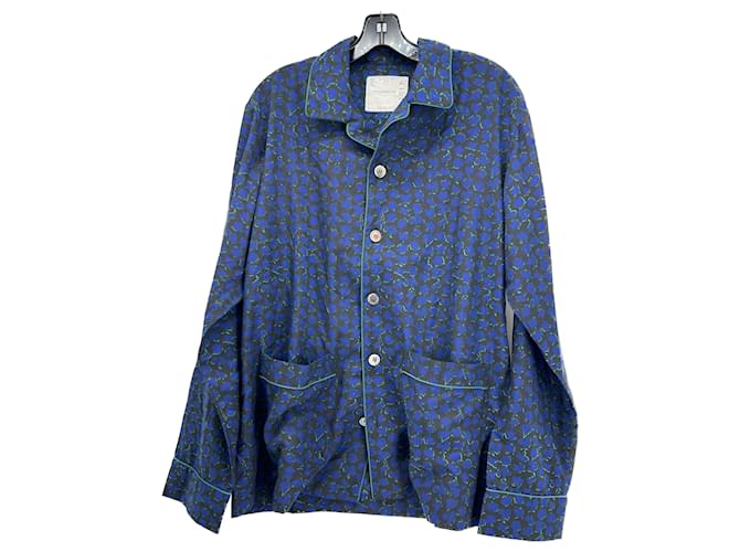 SACAI Chemises T.International M Polyester Bleu  ref.1301144