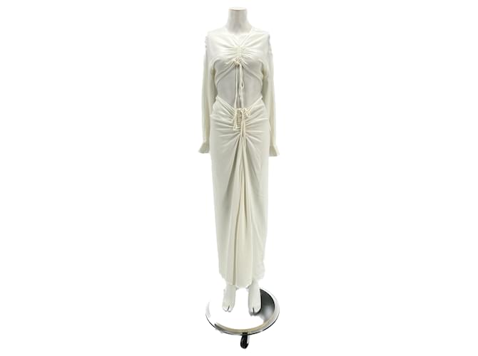 Autre Marque CHRISTOPHER ESBER  Dresses T.Uk 8 Viscose White  ref.1301156