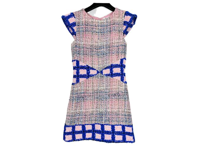Chanel 7K$ Neues Tweed-Kleid von der Frühjahrskollektion 2018 Mehrfarben  ref.1301287