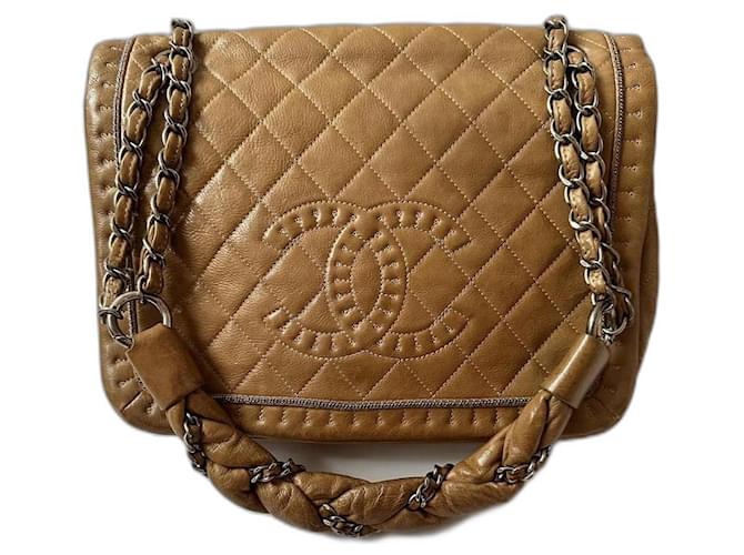 Chanel Handbags Caramel Camel Leather  ref.1301291
