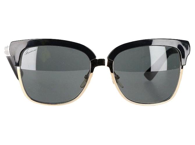 Gucci GG0697S Sonnenbrille aus schwarzem Acetat Kunststoff  ref.1301297