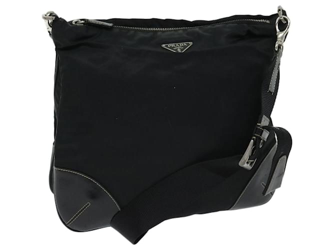 PRADA Shoulder Bag Nylon Black Auth ep3634  ref.1301413