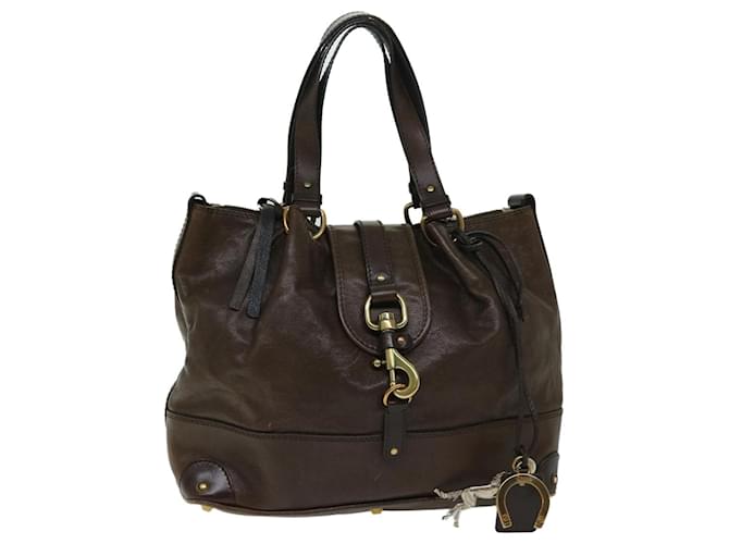 Chloé Chloe Kerala Hand Bag Leather Brown 03 08 51 5811 Auth yb521  ref.1301508
