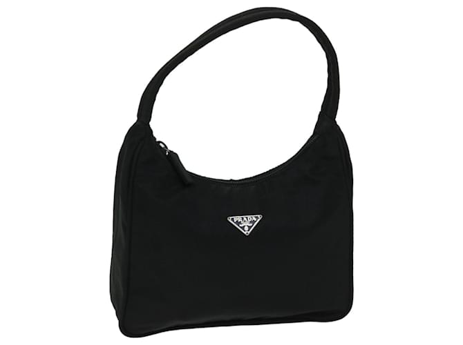 PRADA Hand Bag Nylon Black Auth fm3212  ref.1301535