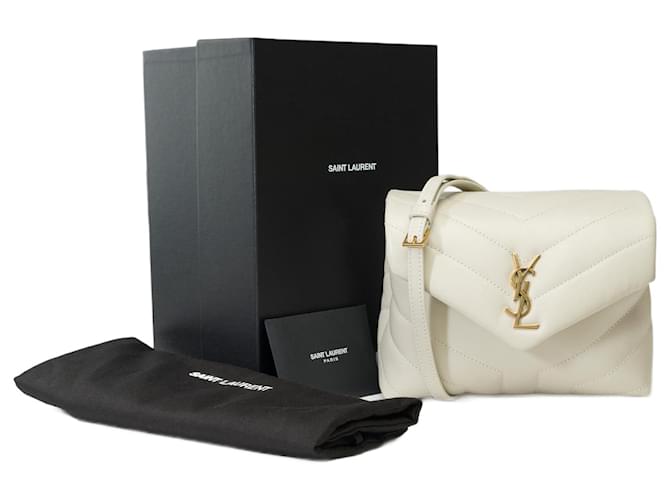 Loulou YVES SAINT LAURENT Bag in Beige Leather - 101781  ref.1301538