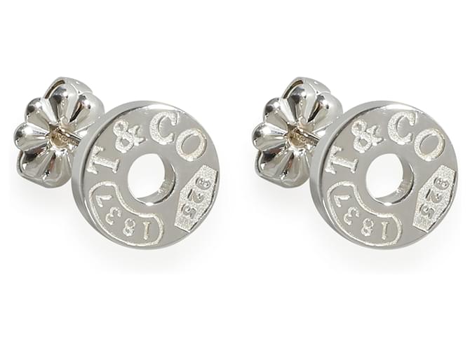 TIFFANY & CO. 1837 Stud Earrings in  Sterling Silver  ref.1301542