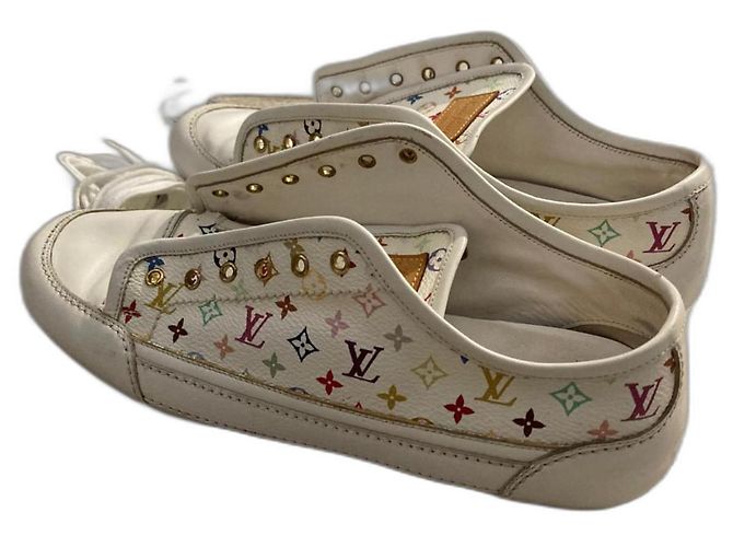 Sneakers Louis Vuitton in pelle multicolore