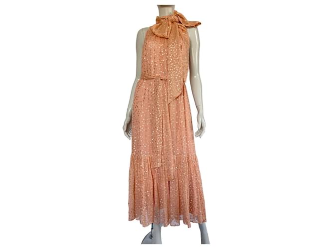 Zimmermann Dresses Golden Orange Silk  ref.1301580