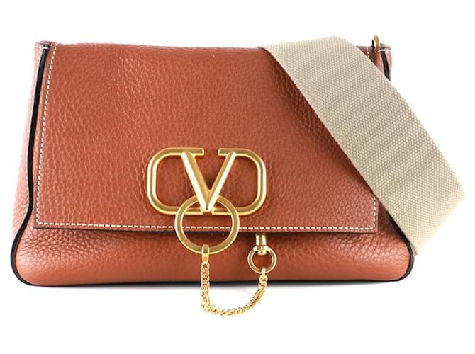VALENTINO GARAVANI  Handbags T.  leather Brown  ref.1301601