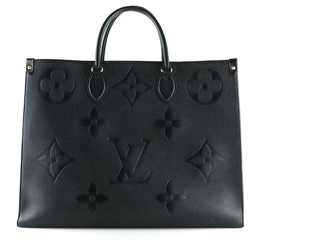 Onthego LOUIS VUITTON  Handbags T.  leather Black  ref.1301603