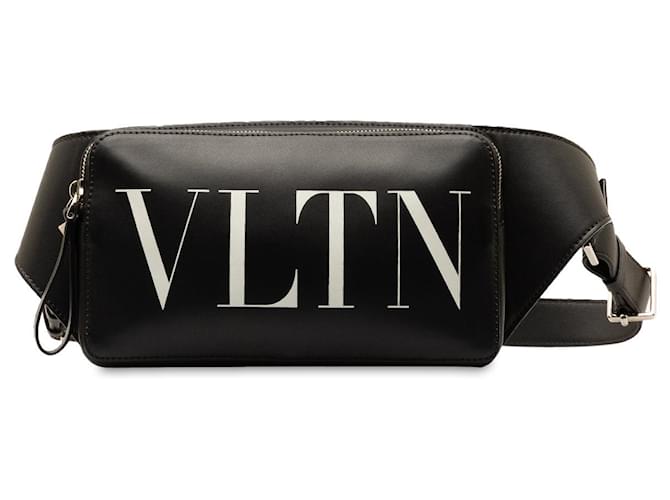 Black Valentino VLTN Belt Bag Leather  ref.1301641