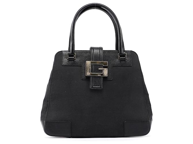 GUCCI Totes Leather Black jackie  ref.1301703