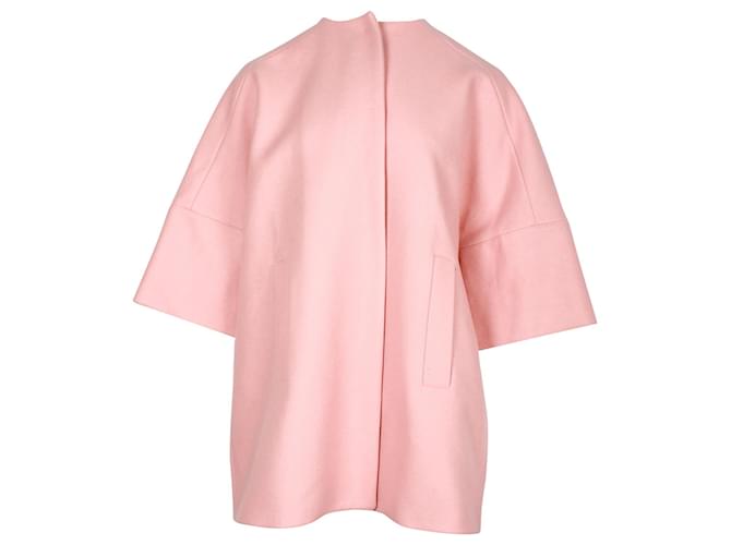 MSGM Oversized Coat in Light Pink Virgin Wool  ref.1301882