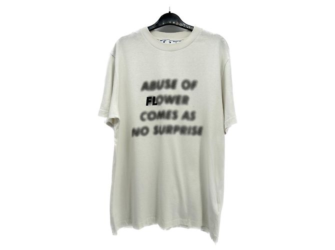 Off White Camisetas Off-White T.International L Algodão Branco