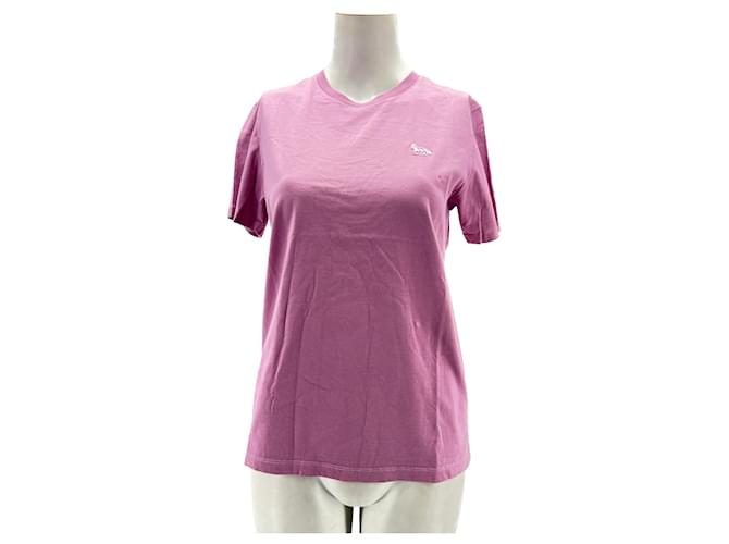 Autre Marque MAISON KITSUNE Tops Camiseta.Algodón S Internacional Rosa  ref.1301897