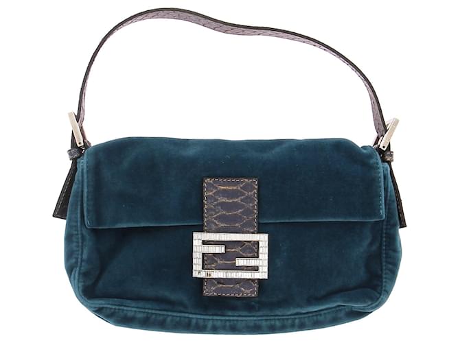 FENDI  Handbags T.  Exotic leathers Blue  ref.1301909