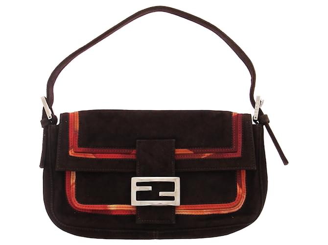 FENDI  Handbags T.  Suede Brown  ref.1301910