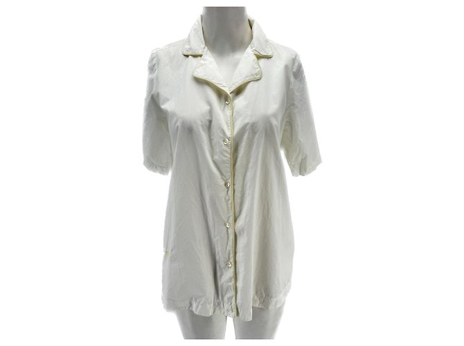Autre Marque Skall Studio top T.FR 34 de algodón Blanco