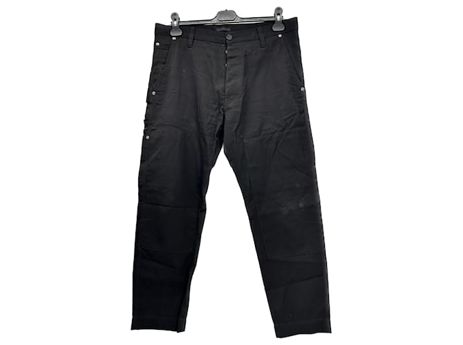 PRADA Jeans T.US 33 cotton Nero Cotone  ref.1301926