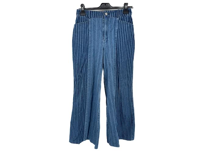 Whistles FISCHI Jeans T.fr 36 cotton Blu Cotone  ref.1301929